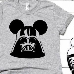 🟢3/$15 NEXT LEVEL Darth Vader Mickey Mouse graphic T-shirt